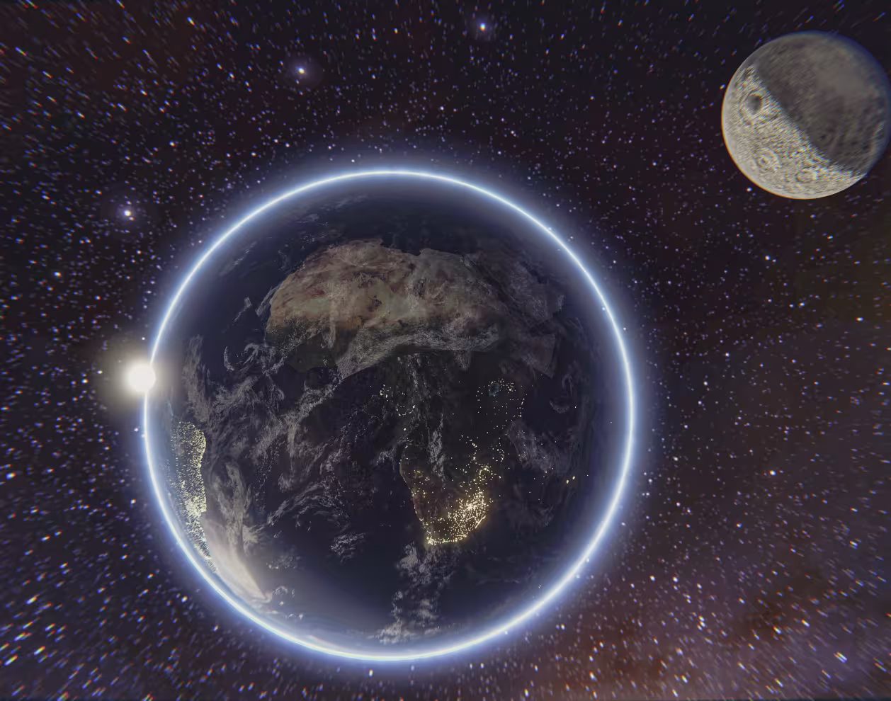 Planètes dans l'Espace