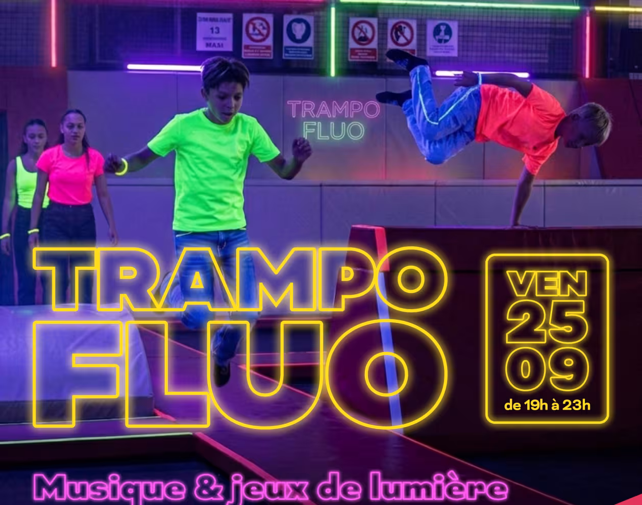 Affiche Trampo Fluo