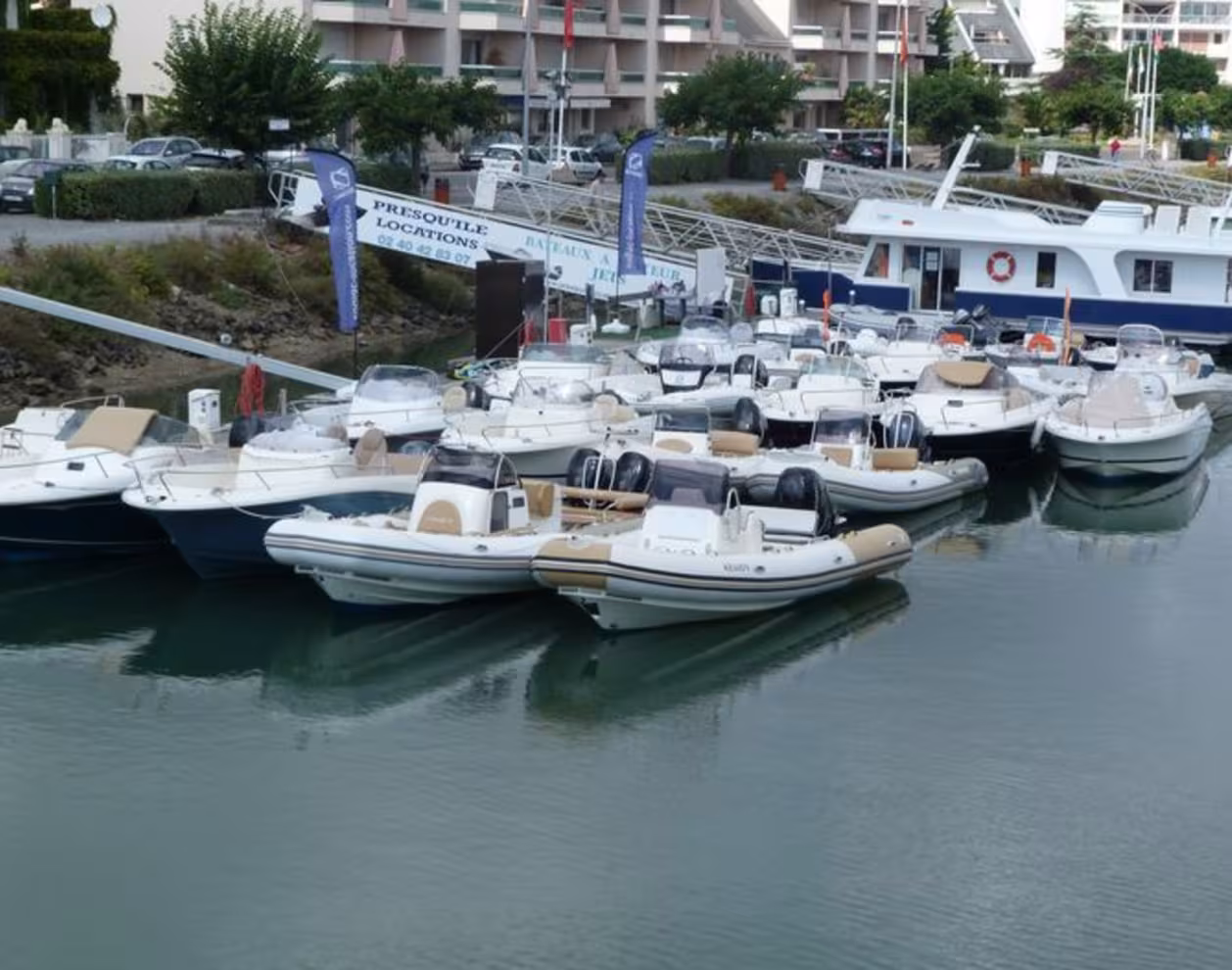 Bateaux amarrés au port du Pouliguen