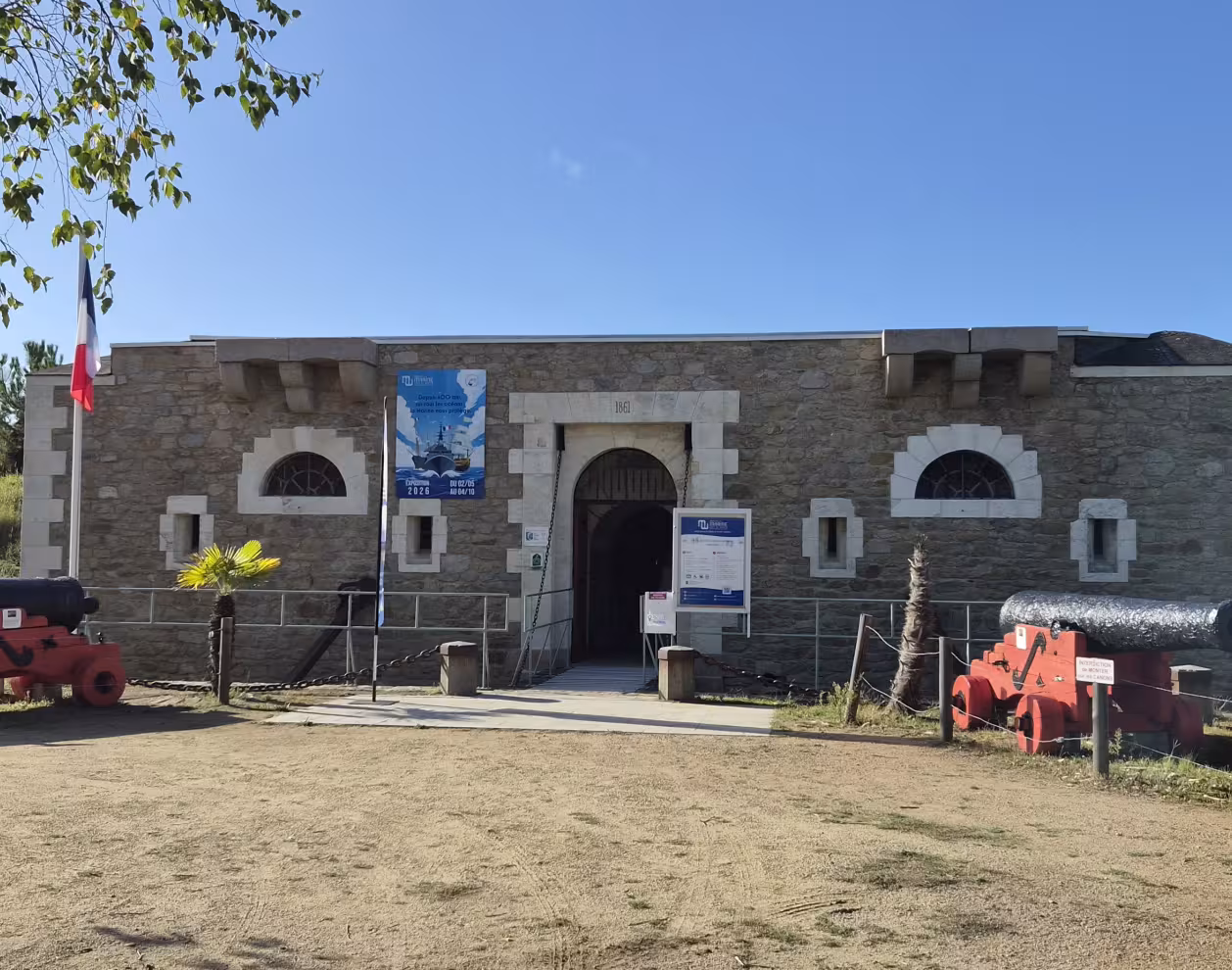 Vue extérieure du musée de la Marine